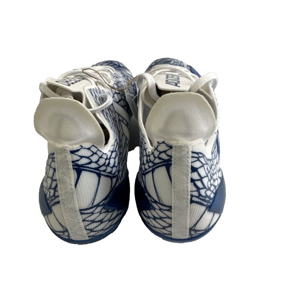Adidas Adizero Electric II Football Cleats Blue White IH8569 Men’s Size 10.5 - Picture 11 of 14